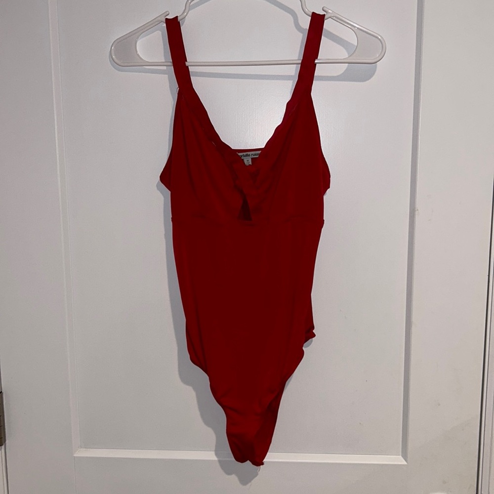 Charlotte Russe Red Bodysuit
